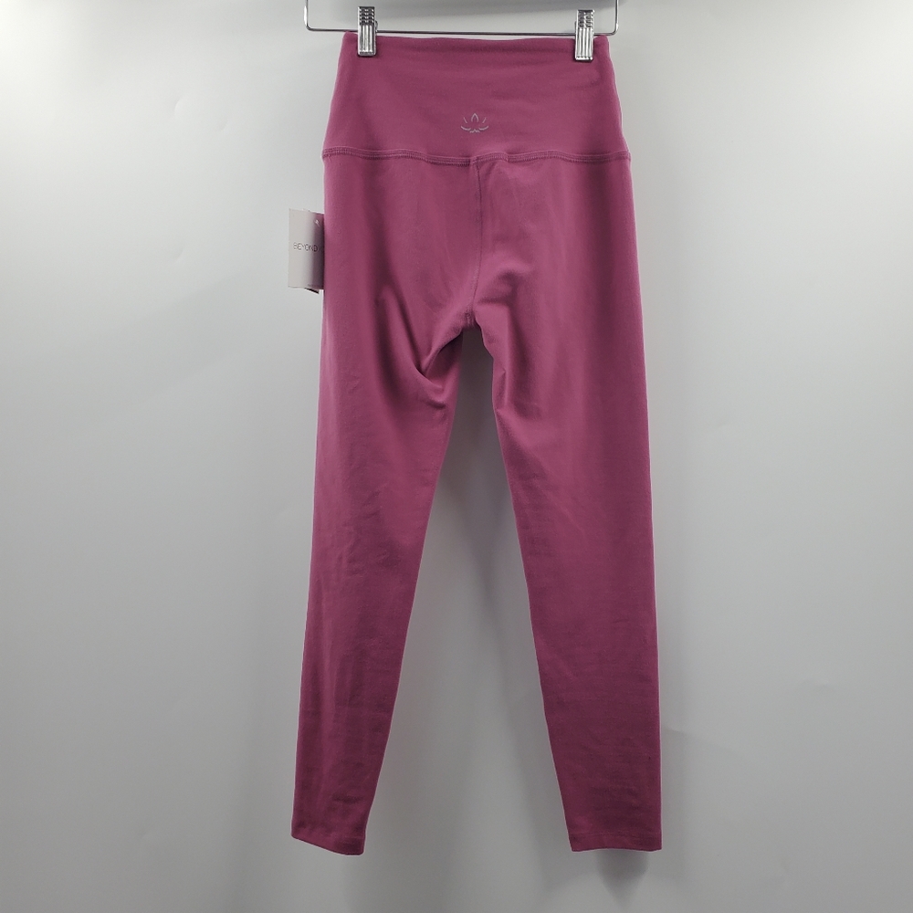 Beyond Yoga Caught In Midi High Waisted Legging Dusty Rose Pink NEW - Picture 4 of 7